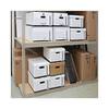 Universal One Recycled Recrd Storage Box, 12x15x10, PK12 UNV28225